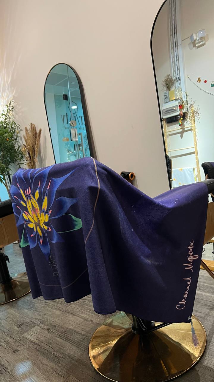 Blue Lotus Healing Meditation Shawl