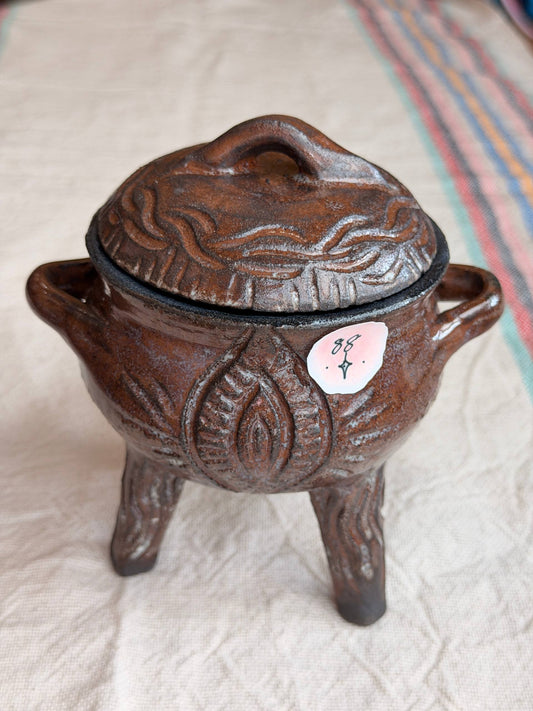 Hand carved Cauldron