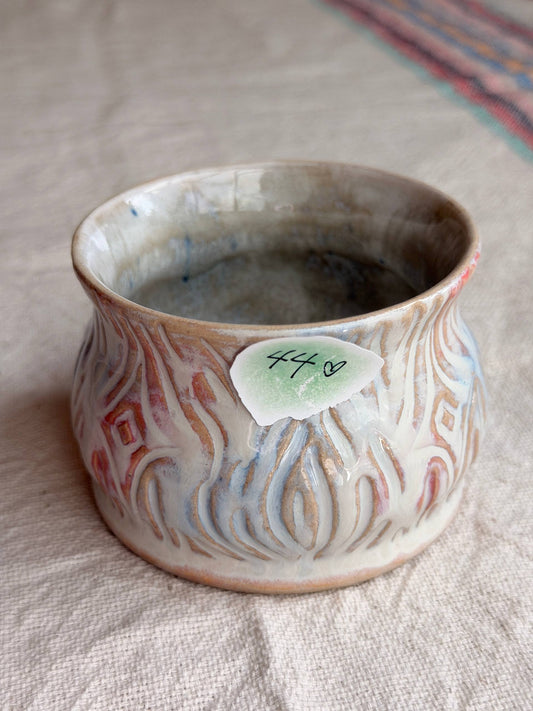 Handcarved Pastel Bby Mug