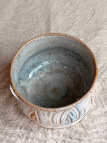 Handcarved Pastel Bby Mug