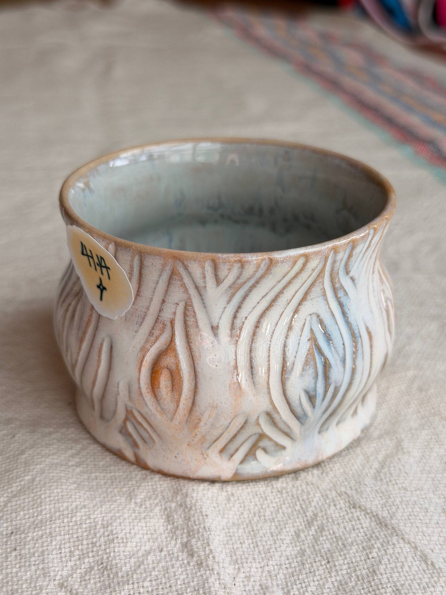 Handcarved Pastel Bby Mug