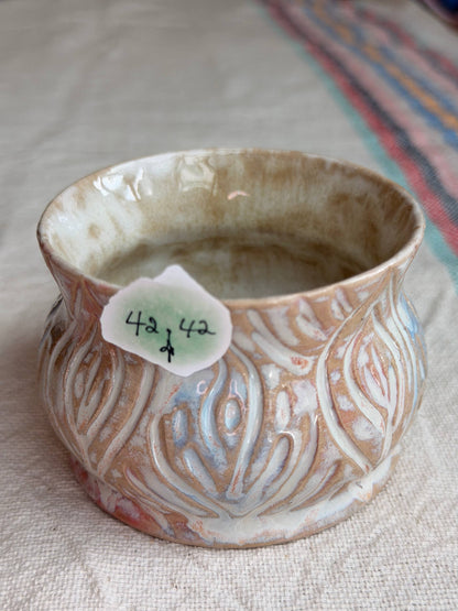 Handcarved Pastel Bby Mug